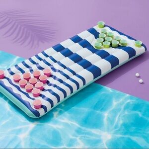 Giant 6 foot Pool Party Floating Inflatable Pong Game by Sun Squad, New!